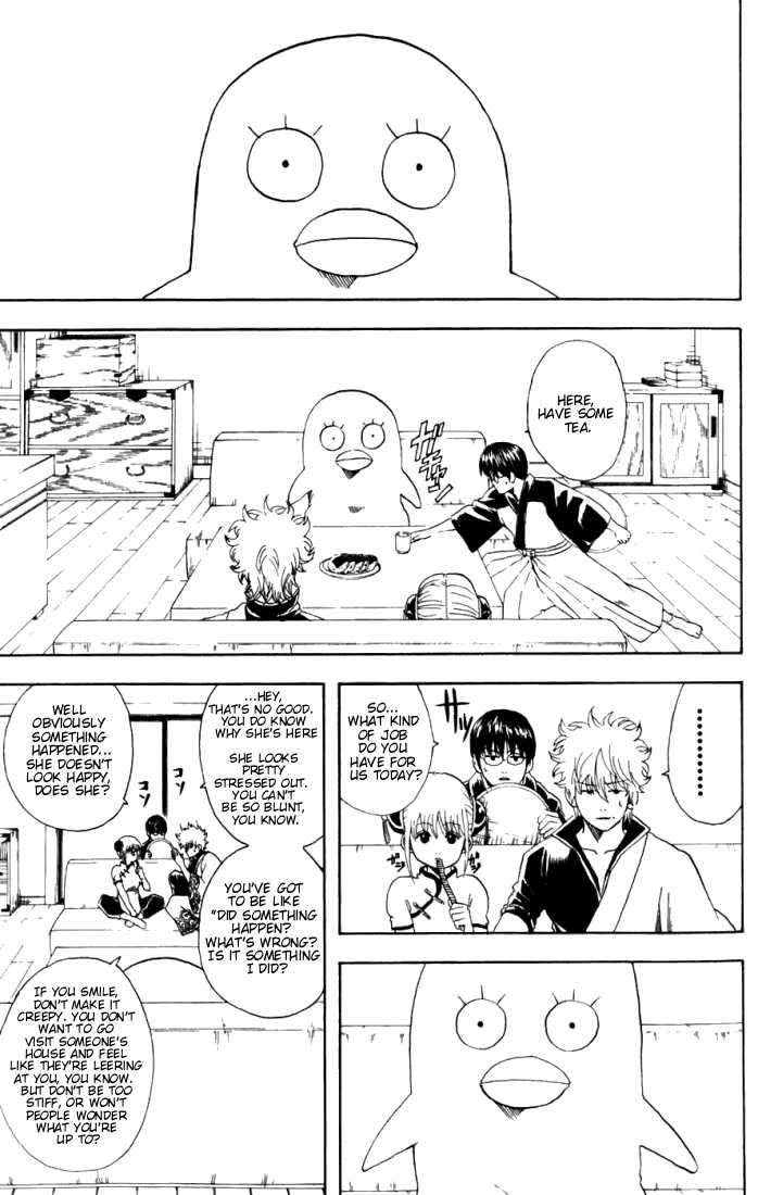 Gintama Chapter 89 page 6 - Chapter 89 : Store bought Croquettes sure are popular.