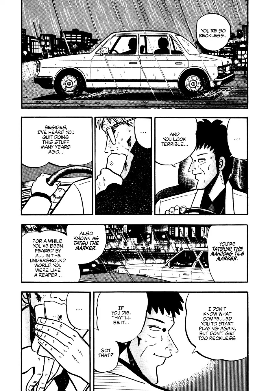 Ginyanma: Legend of Skilled Mahjong Players Chapter 6 page 3 - Chapter 6: Oneshot - Gantatsu: Tatsu the Tile Marker