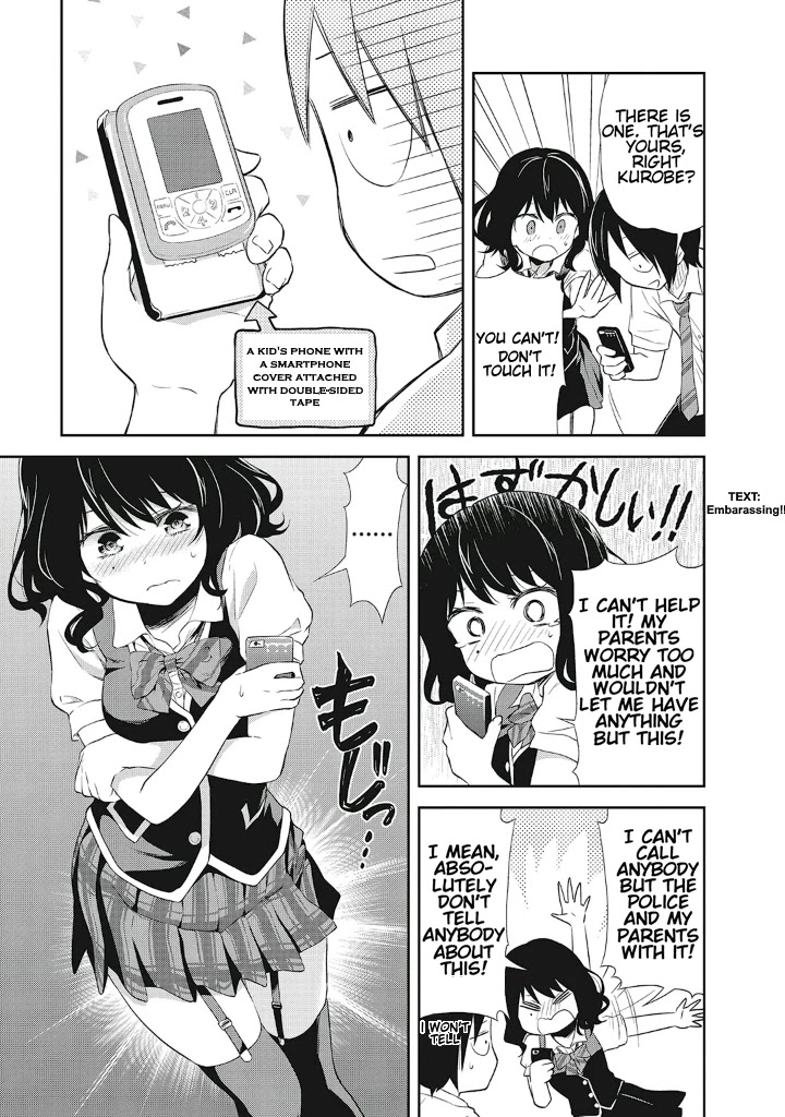 Girigiri Out Chapter 13 page 9 - Chapter 13: Sheltered Girl Kurobe-san