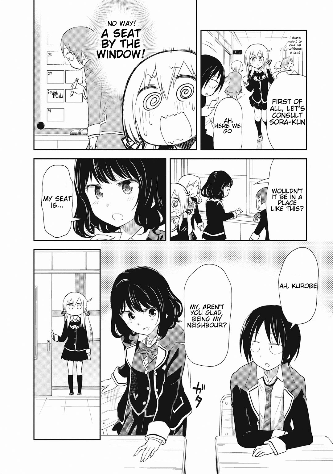 Girigiri Out Chapter 14 page 13 - Chapter 14: I'd Like to Sit Next to You