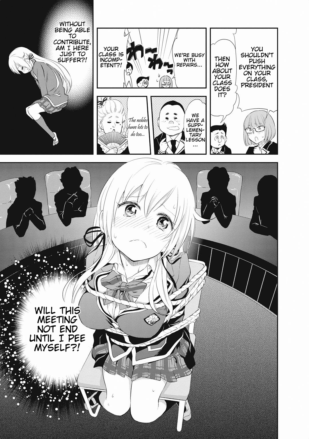 Girigiri Out Chapter 15 page 5 - Chapter 15: Student Council Room is Trouble!