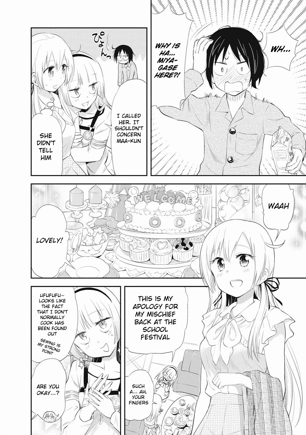 Girigiri Out Chapter 19 page 8 - Chapter 19: Attack! Classmate's Home Visit