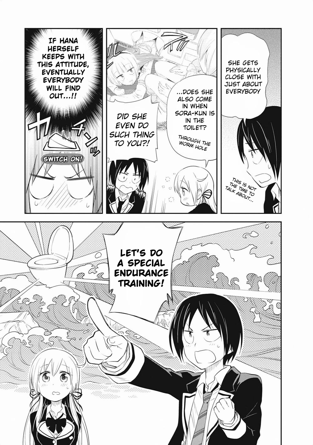 Girigiri Out Chapter 20 page 7 - Chapter 20: Hana, Sora and Special Training