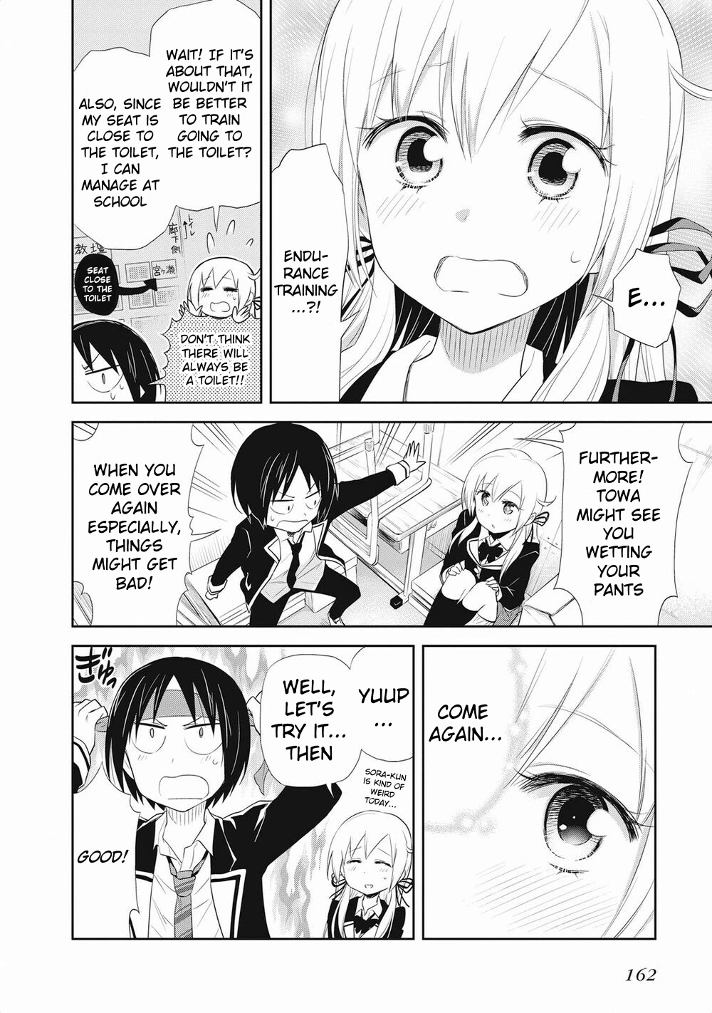 Girigiri Out Chapter 20 page 8 - Chapter 20: Hana, Sora and Special Training