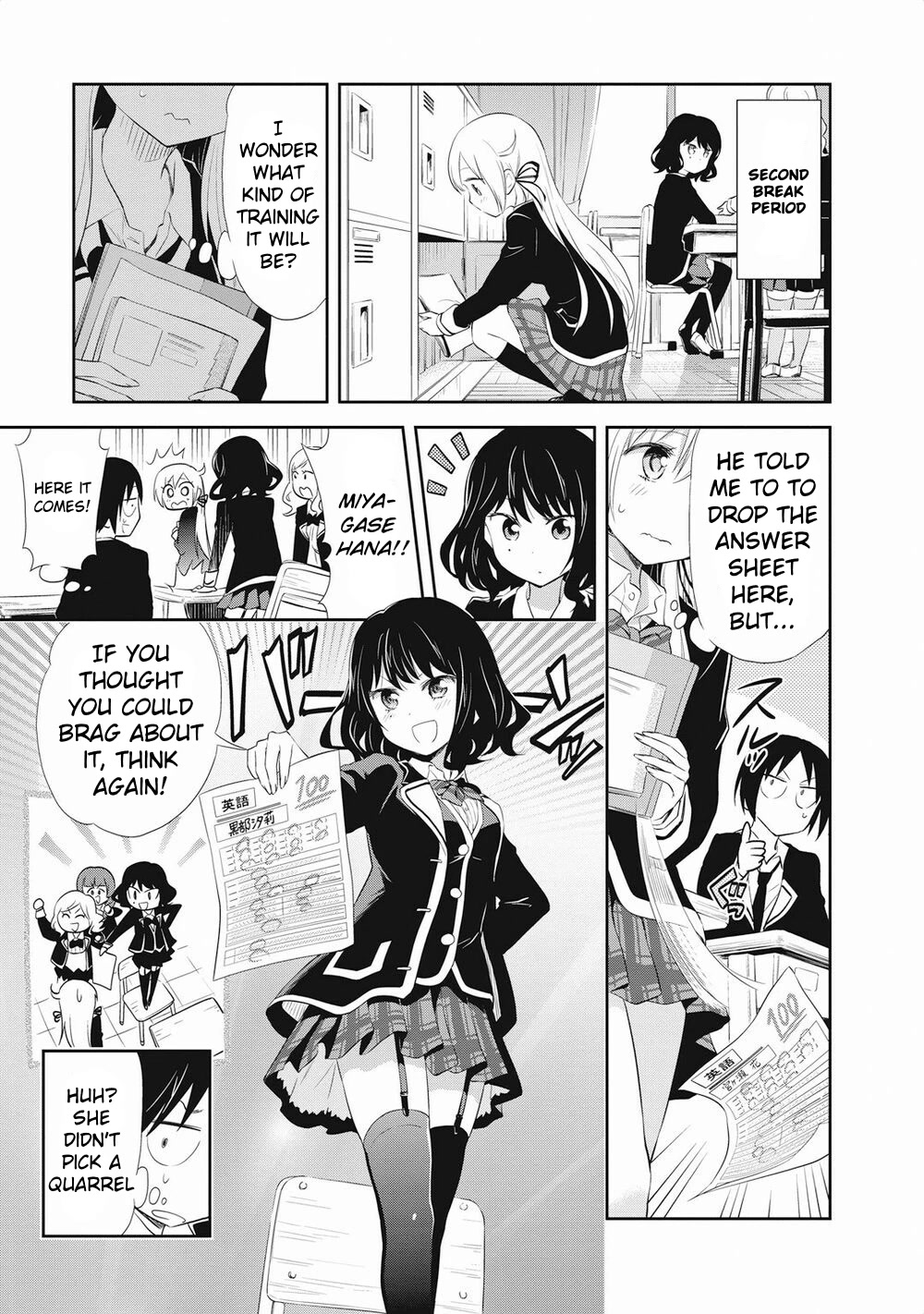 Girigiri Out Chapter 20 page 9 - Chapter 20: Hana, Sora and Special Training
