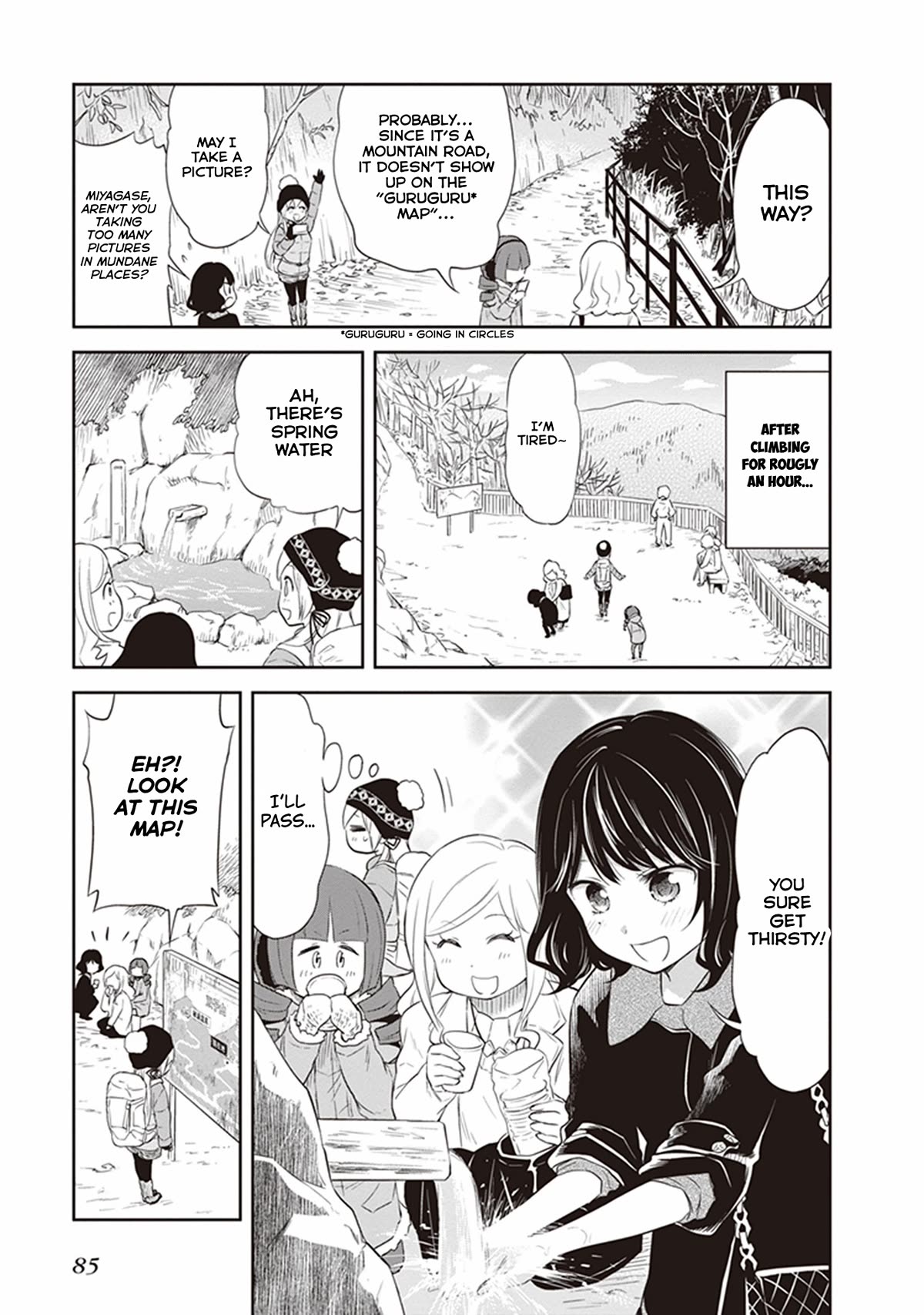 Girigiri Out Chapter 29 page 9 - Chapter 29: Girls-Only Hiking