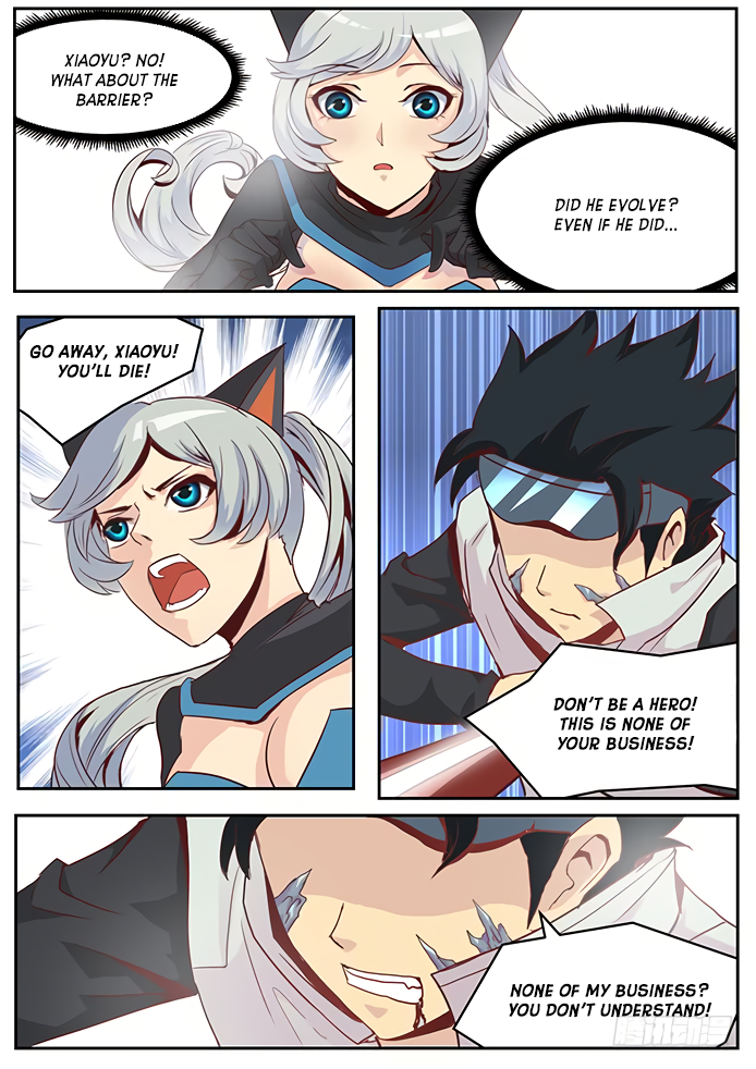 Girl and Science Chapter 11 page 6 - Chapter 11: Heroic for once