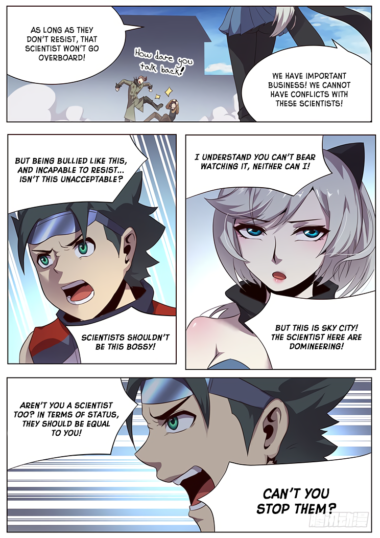 Girl and Science Chapter 25 page 9 - Chapter 25: Sky City's Scientists
