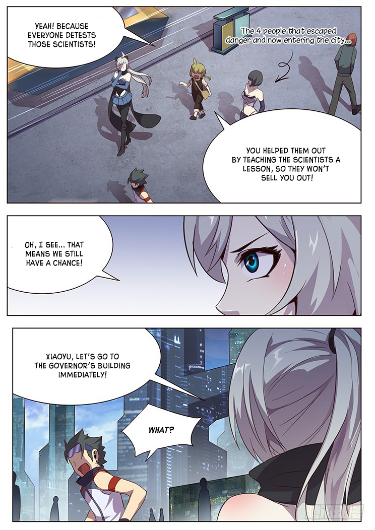 Girl and Science Chapter 29 page 4 - Chapter 29: Secure the Perimeters!