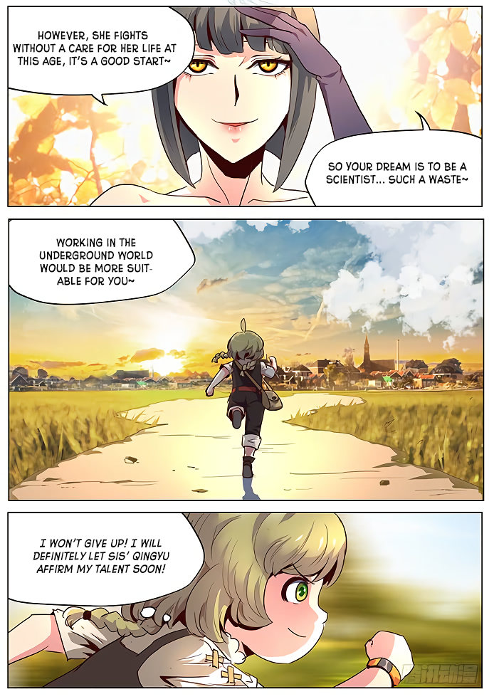 Girl and Science Chapter 36 page 8 - Chapter 36: Wei WeiEn, the profiteer