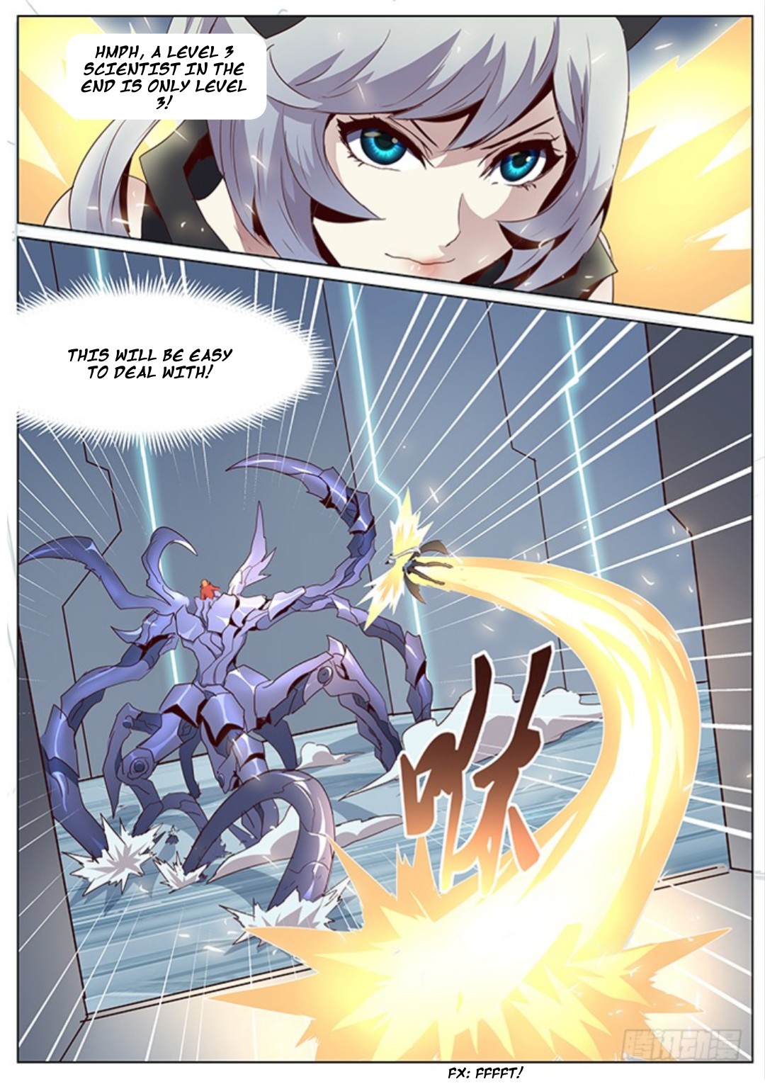 Girl and Science Chapter 54 page 4 - Chapter 54: You won't be able to run away this time!