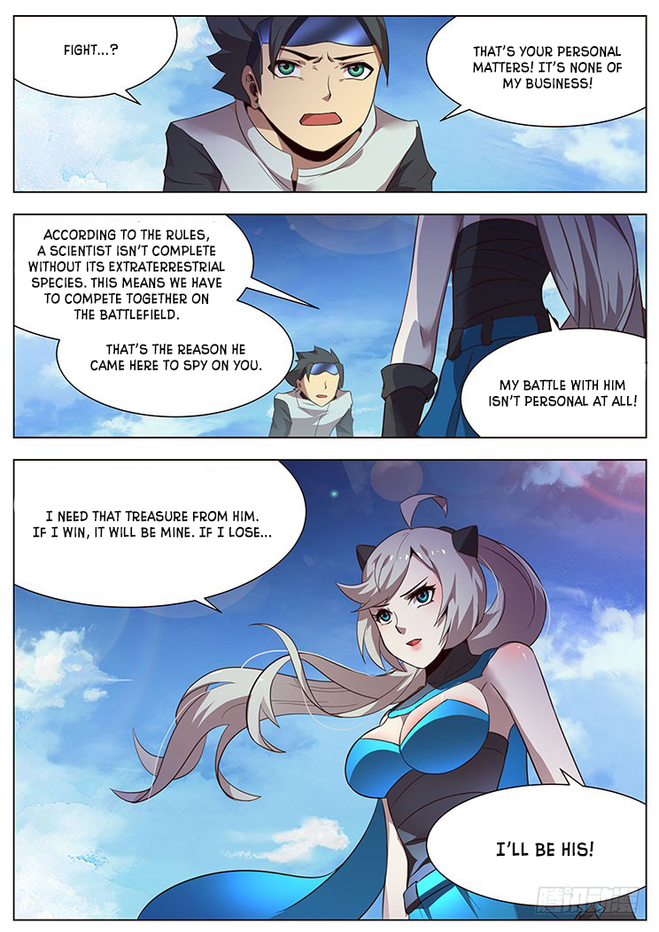 Girl and Science Chapter 7 page 12 - Chapter 7: I'll fight him!