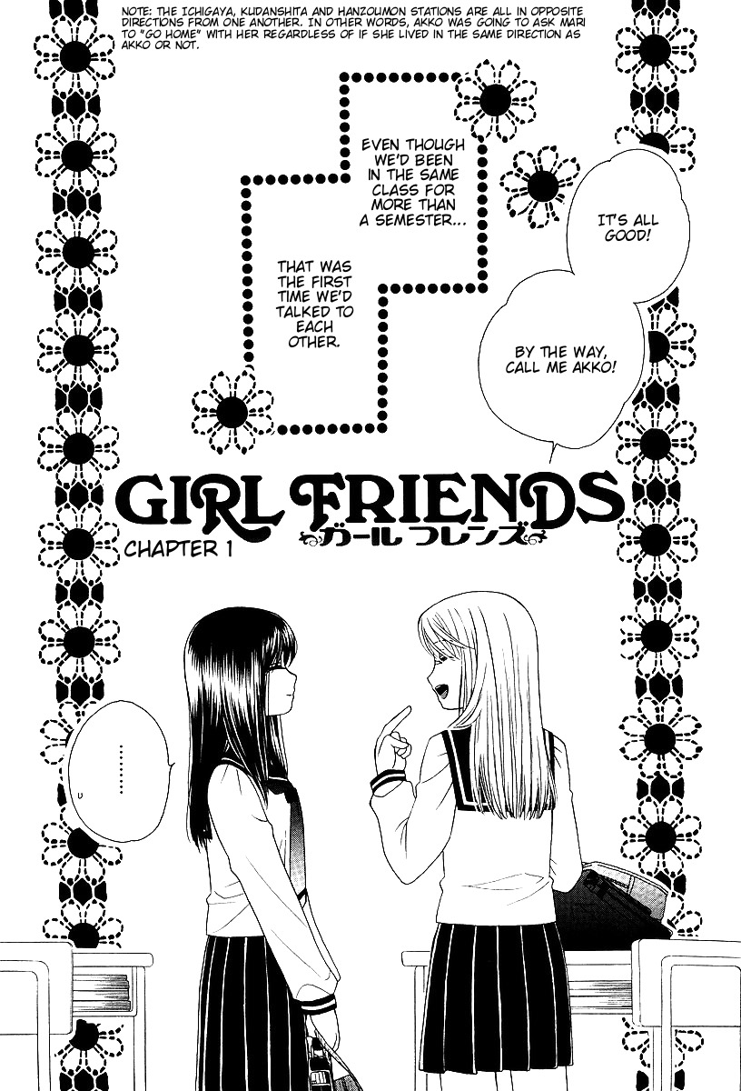 Girl Friends Chapter 1 page 2 - Chapter 1
