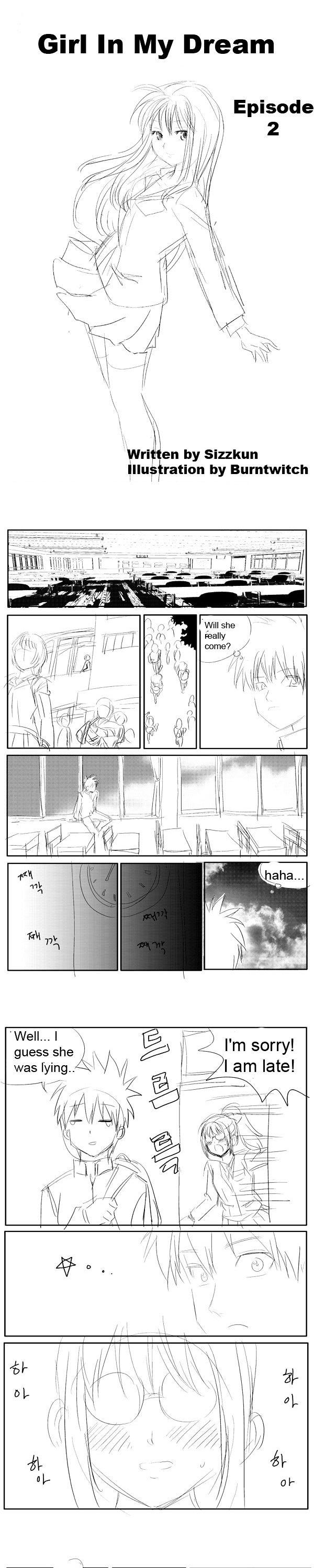 Girl in my Dream Chapter 2 page 1 - Chapter 2 : Episode 2