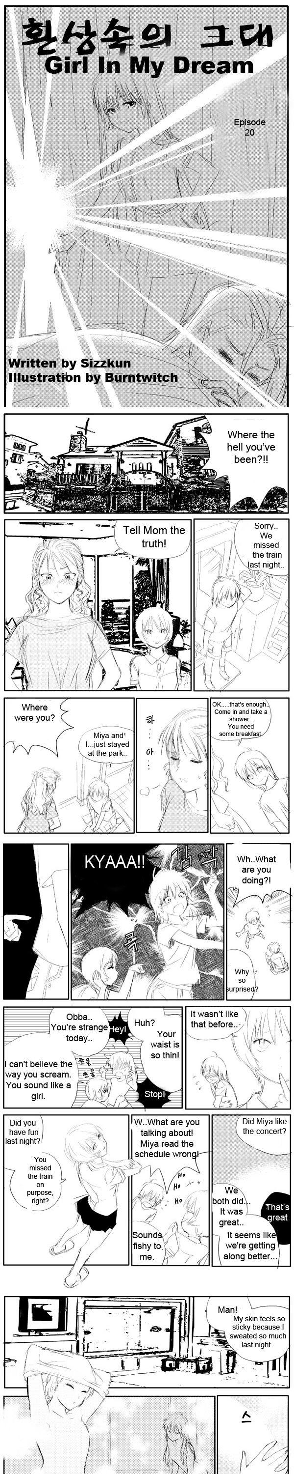 Girl in my Dream Chapter 20 page 1 - Chapter 20 : Episode 20