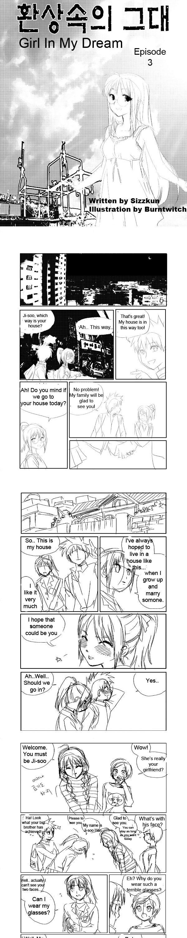 Girl in my Dream Chapter 3 page 1 - Chapter 3 : Episode 3
