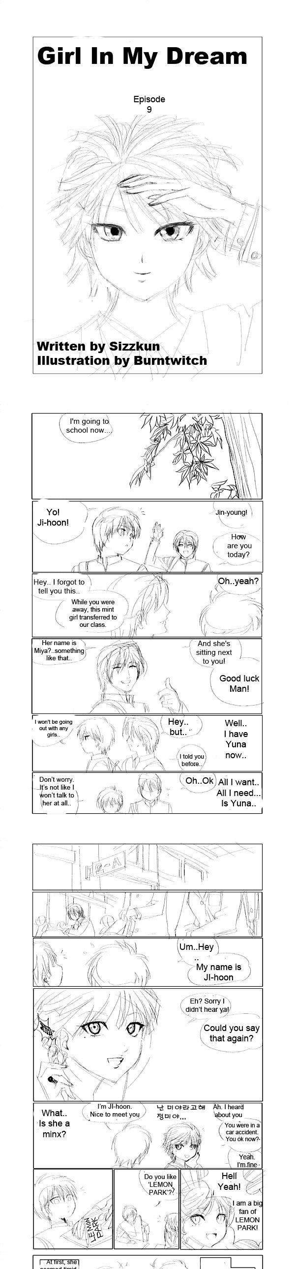 Girl in my Dream Chapter 9 page 1 - Chapter 9 : Episode 9