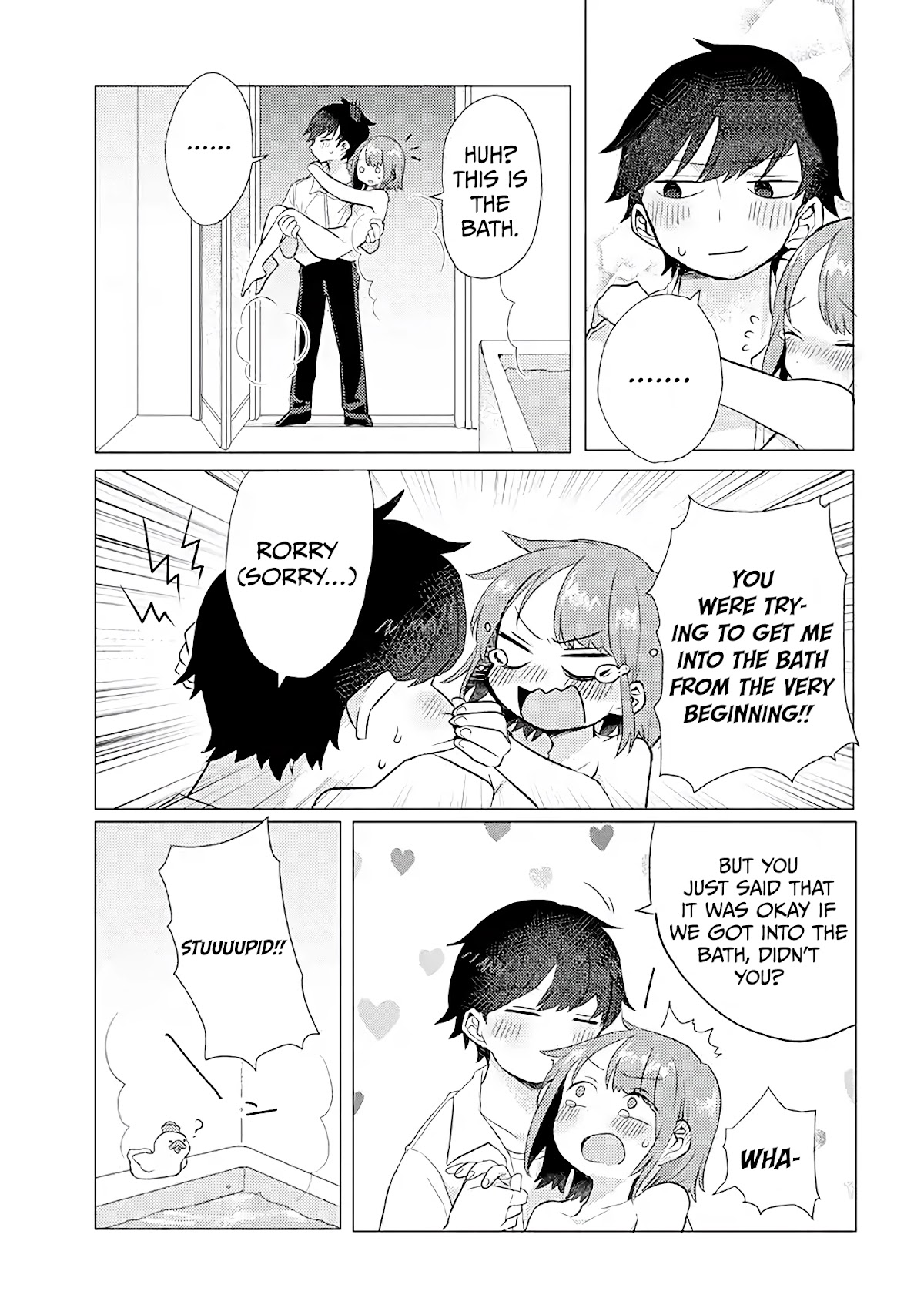 Girlfriend Who Absolutely Doesn’t Want to Take a Bath VS Boyfriend Who Absolutely Wants Her to Take a Bath Chapter 12 page 6 - Chapter 12: Carried Like A Baby
