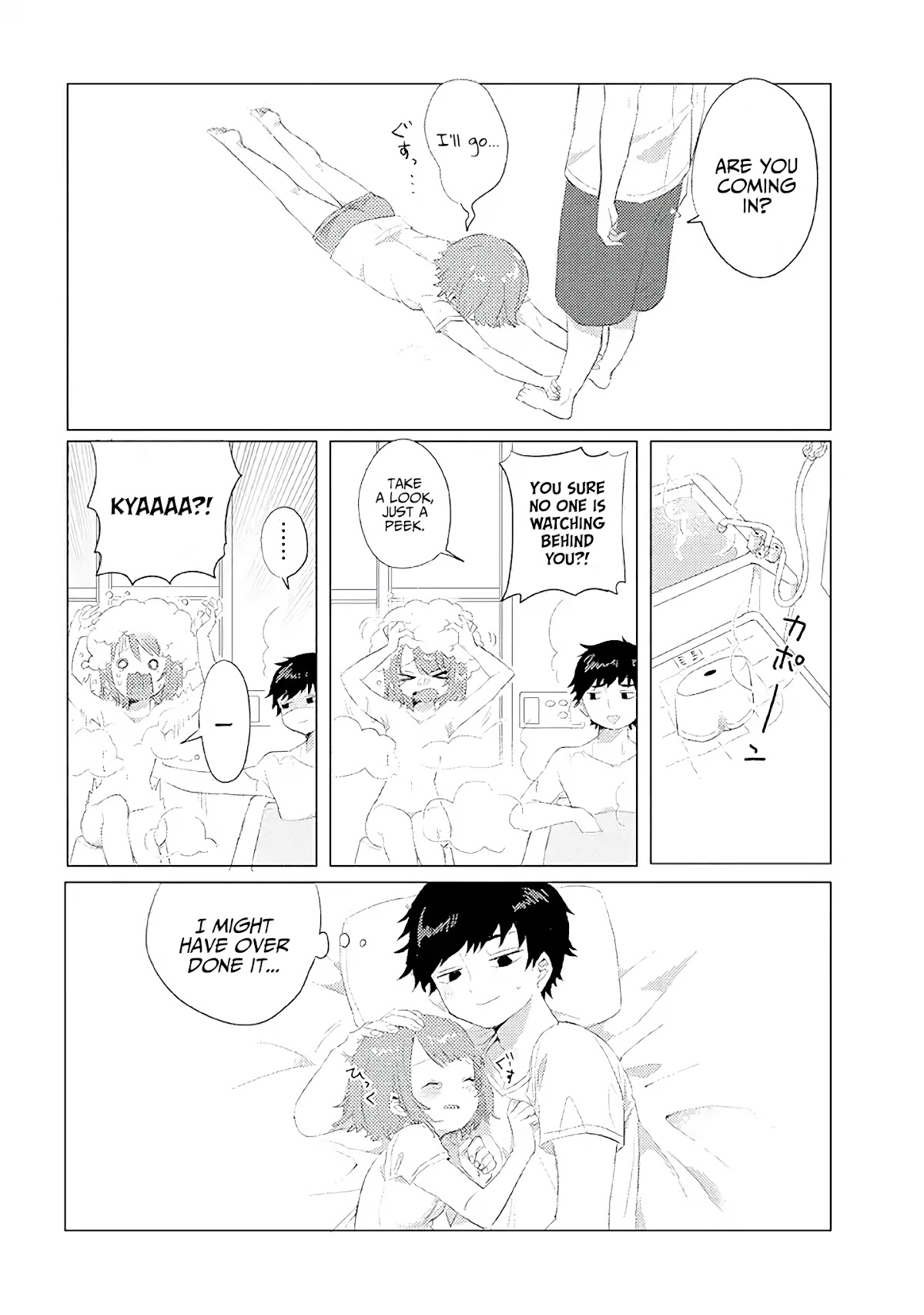 Girlfriend Who Absolutely Doesn’t Want to Take a Bath VS Boyfriend Who Absolutely Wants Her to Take a Bath Chapter 2 page 5 - Chapter 2