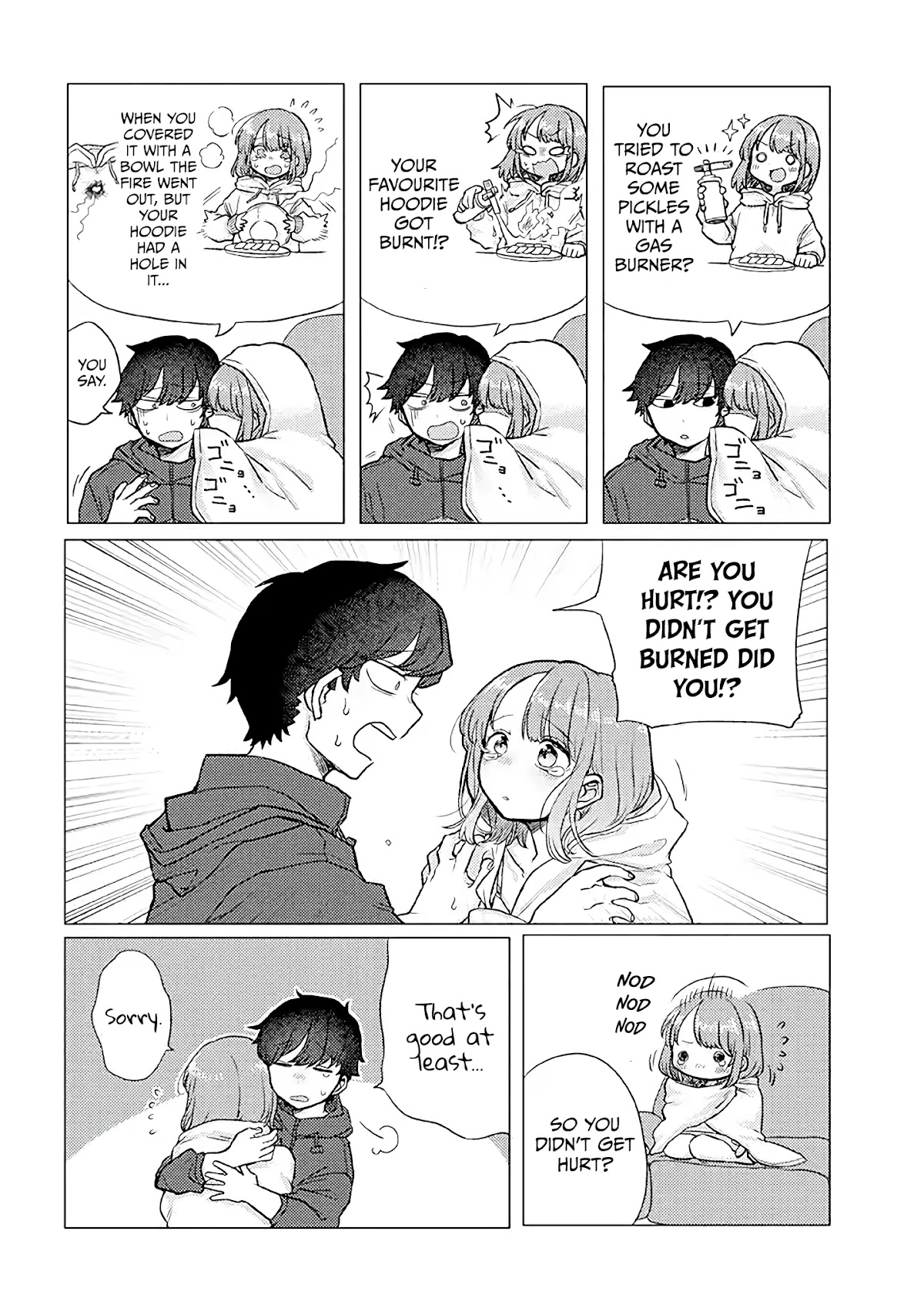 Girlfriend Who Absolutely Doesn’t Want to Take a Bath VS Boyfriend Who Absolutely Wants Her to Take a Bath Chapter 23 page 2 - Chapter 23: Applique