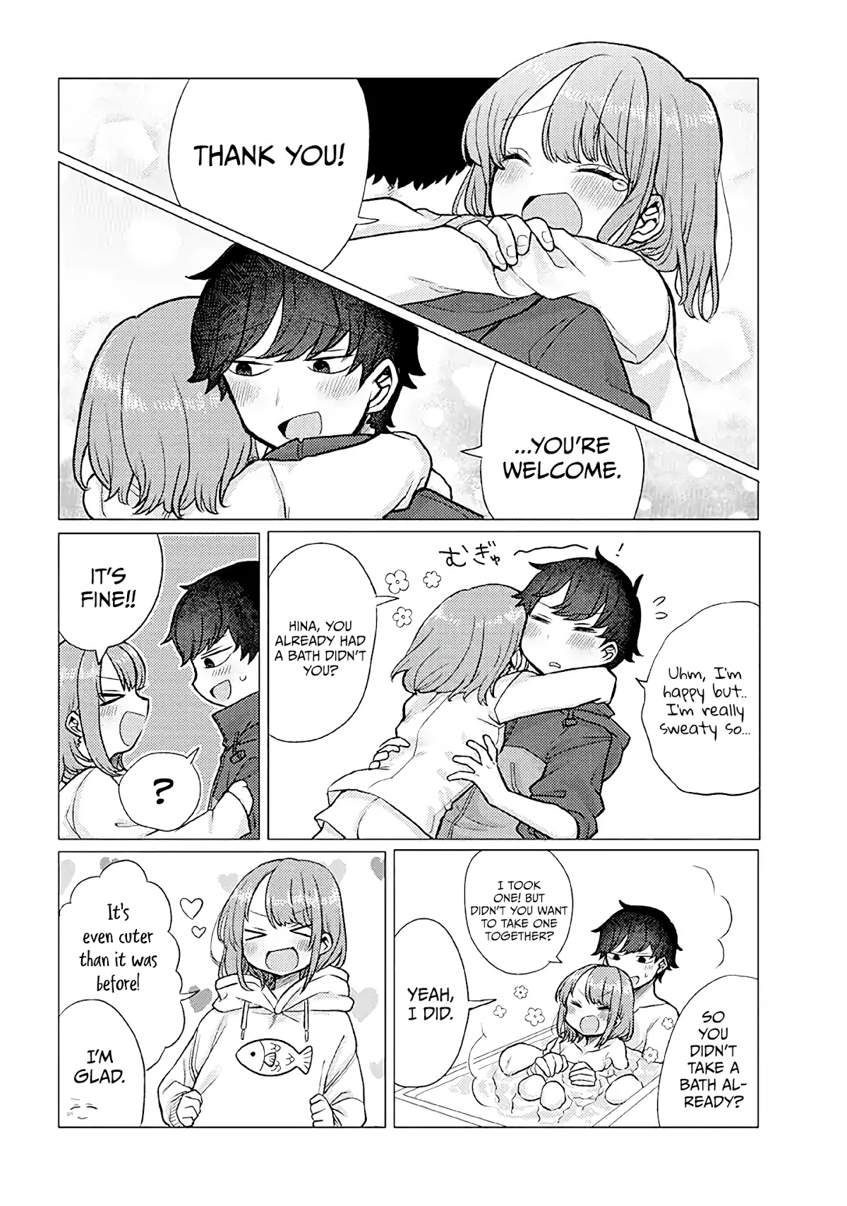 Girlfriend Who Absolutely Doesn’t Want to Take a Bath VS Boyfriend Who Absolutely Wants Her to Take a Bath Chapter 23 page 6 - Chapter 23: Applique