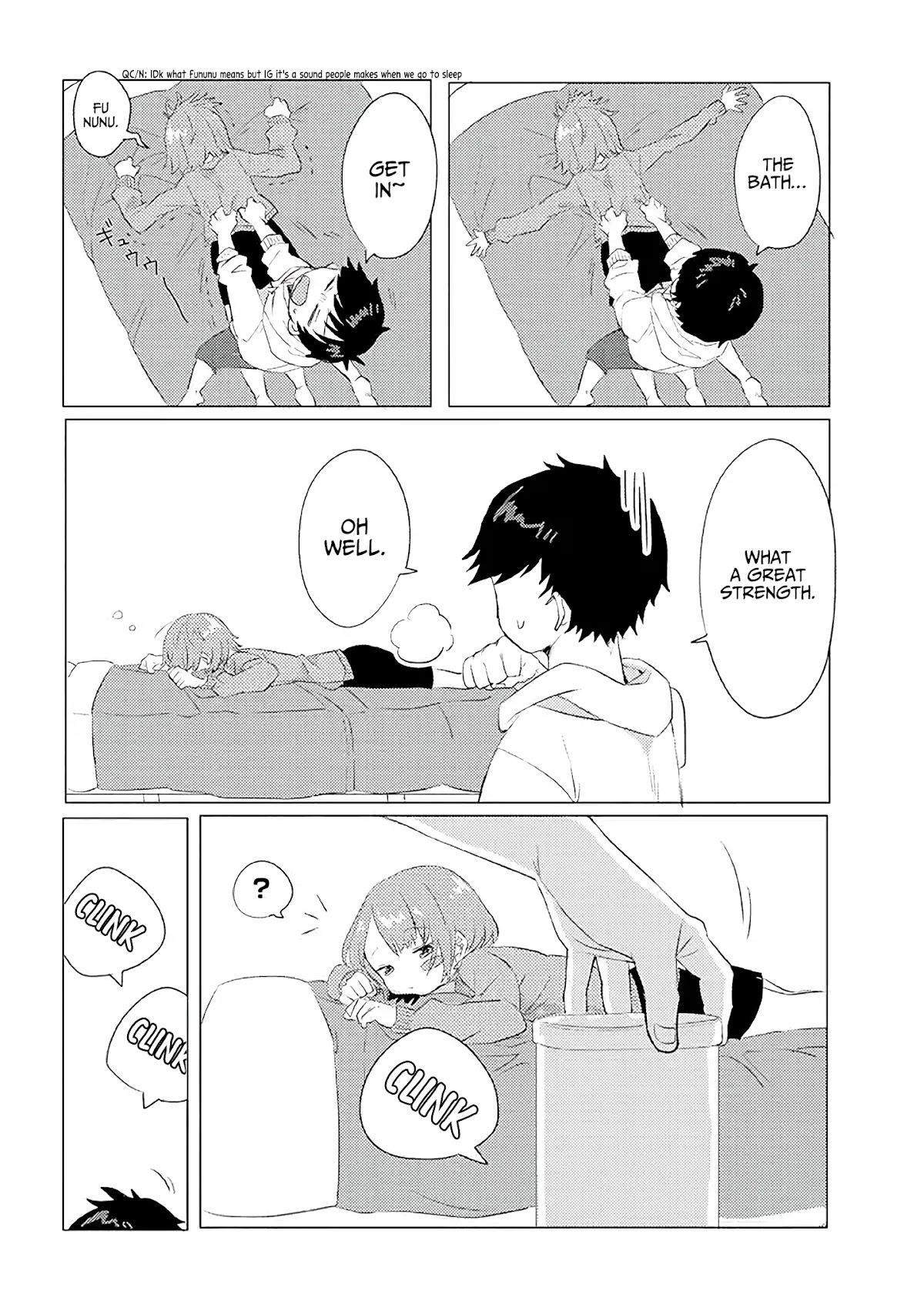 Girlfriend Who Absolutely Doesn’t Want to Take a Bath VS Boyfriend Who Absolutely Wants Her to Take a Bath Chapter 3 page 3 - Chapter 3: Bathing Powder