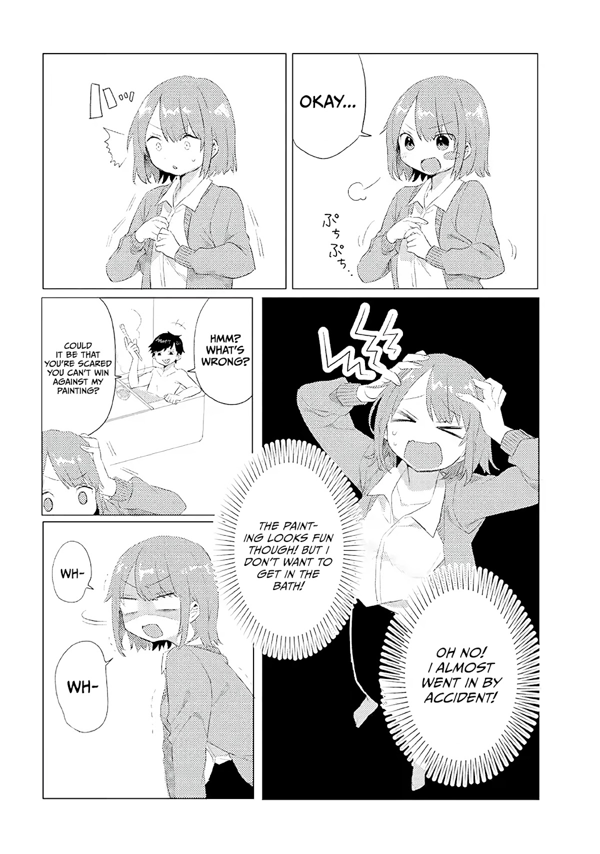 Girlfriend Who Absolutely Doesn’t Want to Take a Bath VS Boyfriend Who Absolutely Wants Her to Take a Bath Chapter 3 page 7 - Chapter 3: Bathing Powder