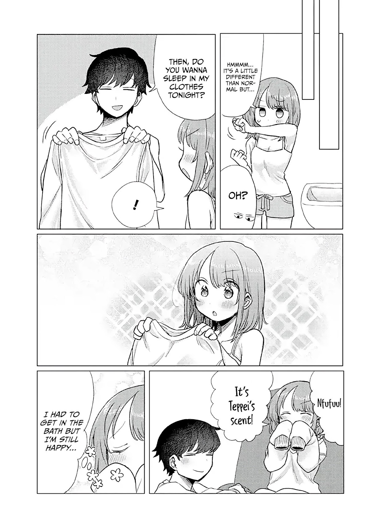 Girlfriend Who Absolutely Doesn’t Want to Take a Bath VS Boyfriend Who Absolutely Wants Her to Take a Bath Chapter 31 page 3 - Chapter 31: Scent