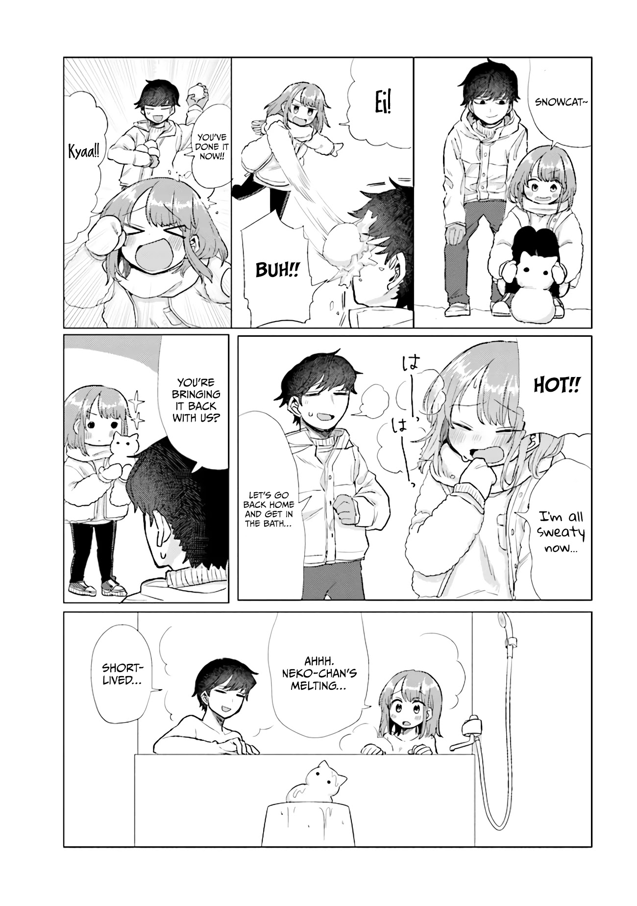 Girlfriend Who Absolutely Doesn’t Want to Take a Bath VS Boyfriend Who Absolutely Wants Her to Take a Bath Chapter 34 page 3 - Chapter 34: Snow