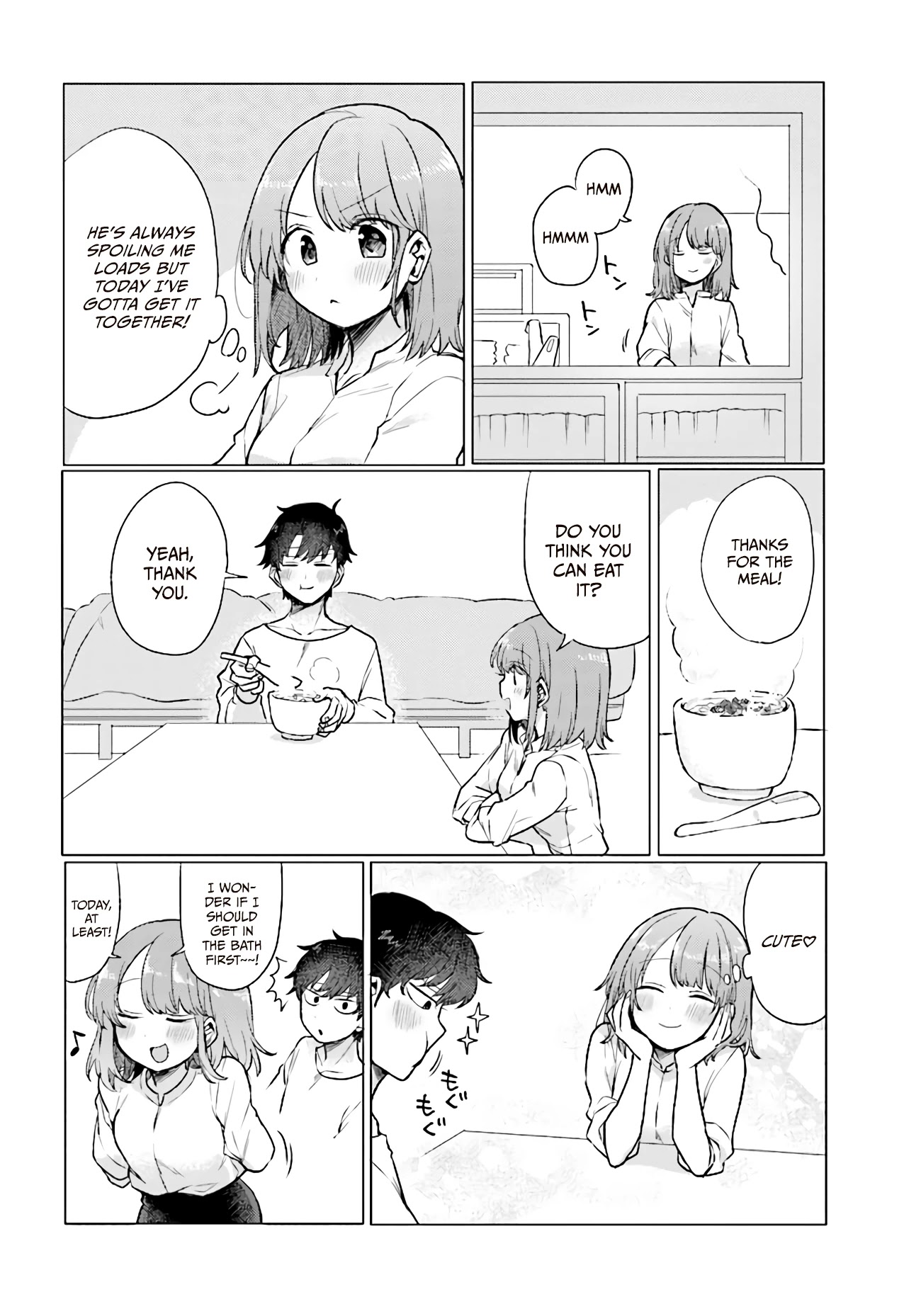 Girlfriend Who Absolutely Doesn’t Want to Take a Bath VS Boyfriend Who Absolutely Wants Her to Take a Bath Chapter 38 page 2 - Chapter 38: The Cold