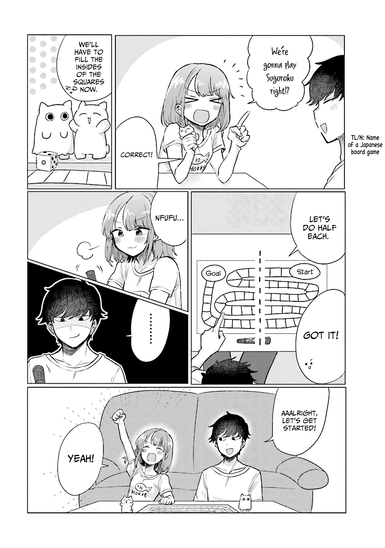 Girlfriend Who Absolutely Doesn’t Want to Take a Bath VS Boyfriend Who Absolutely Wants Her to Take a Bath Chapter 39 page 4 - Chapter 39: Sugoroku