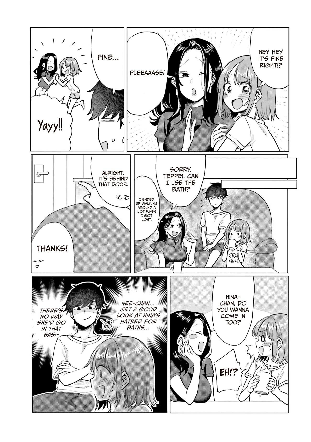 Girlfriend Who Absolutely Doesn’t Want to Take a Bath VS Boyfriend Who Absolutely Wants Her to Take a Bath Chapter 40 page 3 - Chapter 40: Older Sister