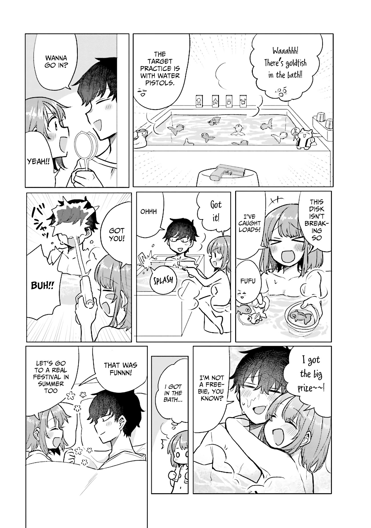 Girlfriend Who Absolutely Doesn’t Want to Take a Bath VS Boyfriend Who Absolutely Wants Her to Take a Bath Chapter 41 page 4 - Chapter 41: The Festival