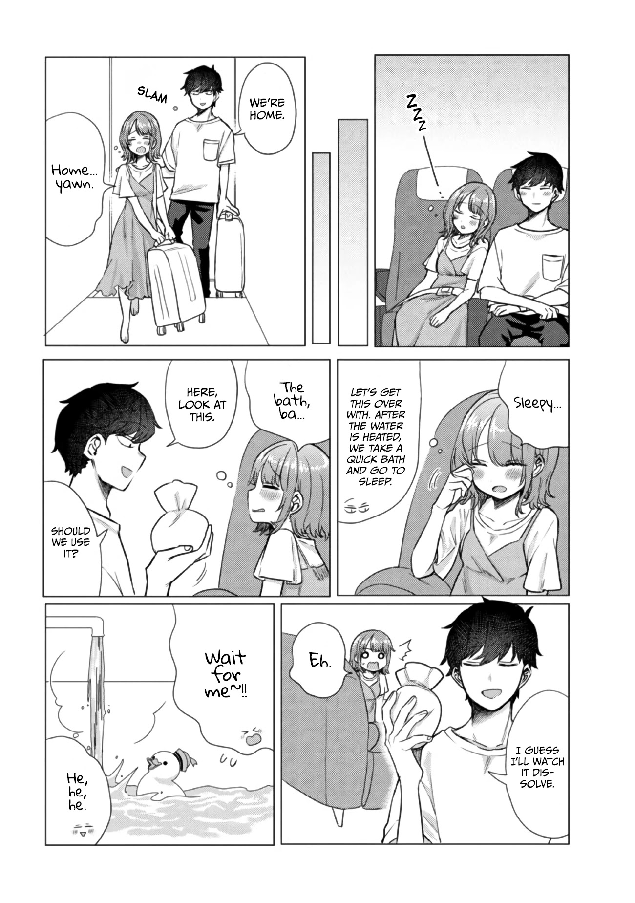 Girlfriend Who Absolutely Doesn’t Want to Take a Bath VS Boyfriend Who Absolutely Wants Her to Take a Bath Chapter 45 page 4 - Chapter 45: The Trip (Second Part)