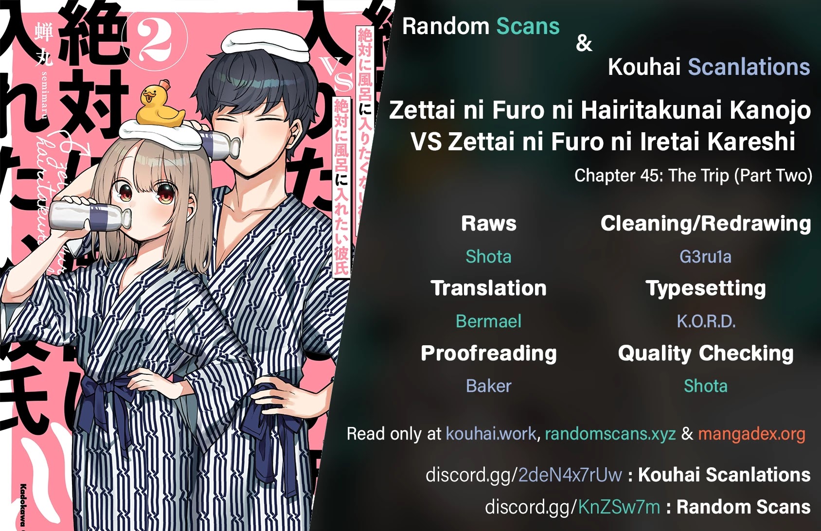 Girlfriend Who Absolutely Doesn’t Want to Take a Bath VS Boyfriend Who Absolutely Wants Her to Take a Bath Chapter 45 page 6 - Chapter 45: The Trip (Second Part)