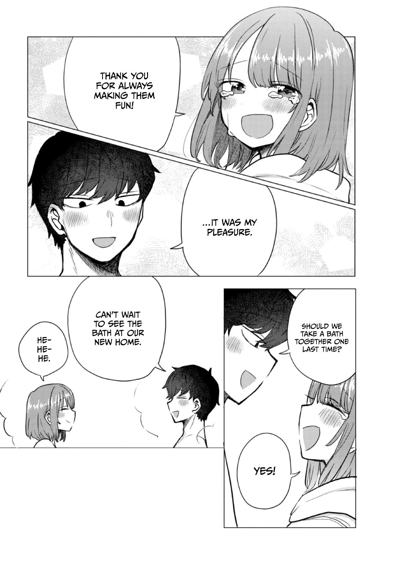 Girlfriend Who Absolutely Doesn’t Want to Take a Bath VS Boyfriend Who Absolutely Wants Her to Take a Bath Chapter 49 page 4 - Chapter 49: Moving Out [END]