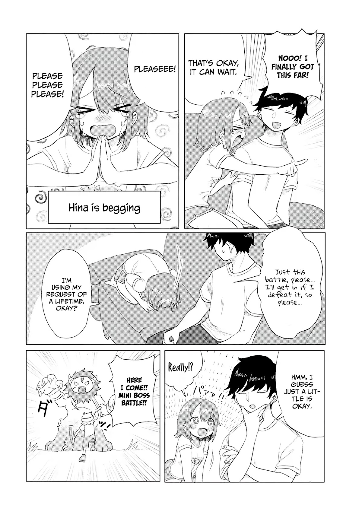Girlfriend Who Absolutely Doesn’t Want to Take a Bath VS Boyfriend Who Absolutely Wants Her to Take a Bath Chapter 8 page 3 - Chapter 8: RPG