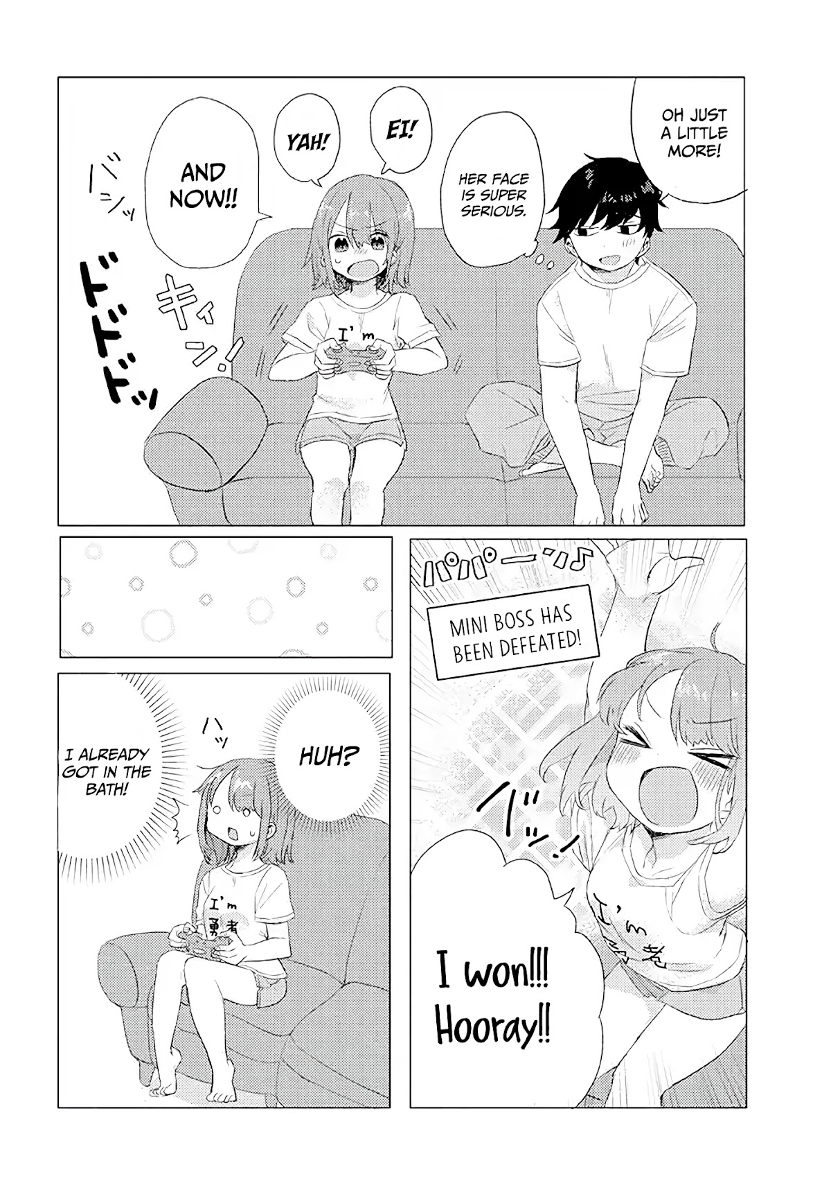 Girlfriend Who Absolutely Doesn’t Want to Take a Bath VS Boyfriend Who Absolutely Wants Her to Take a Bath Chapter 8 page 7 - Chapter 8: RPG