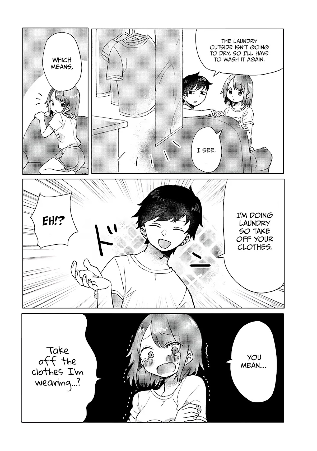 Girlfriend Who Absolutely Doesn’t Want to Take a Bath VS Boyfriend Who Absolutely Wants Her to Take a Bath Chapter 9 page 3 - Chapter 9: Undressing Game