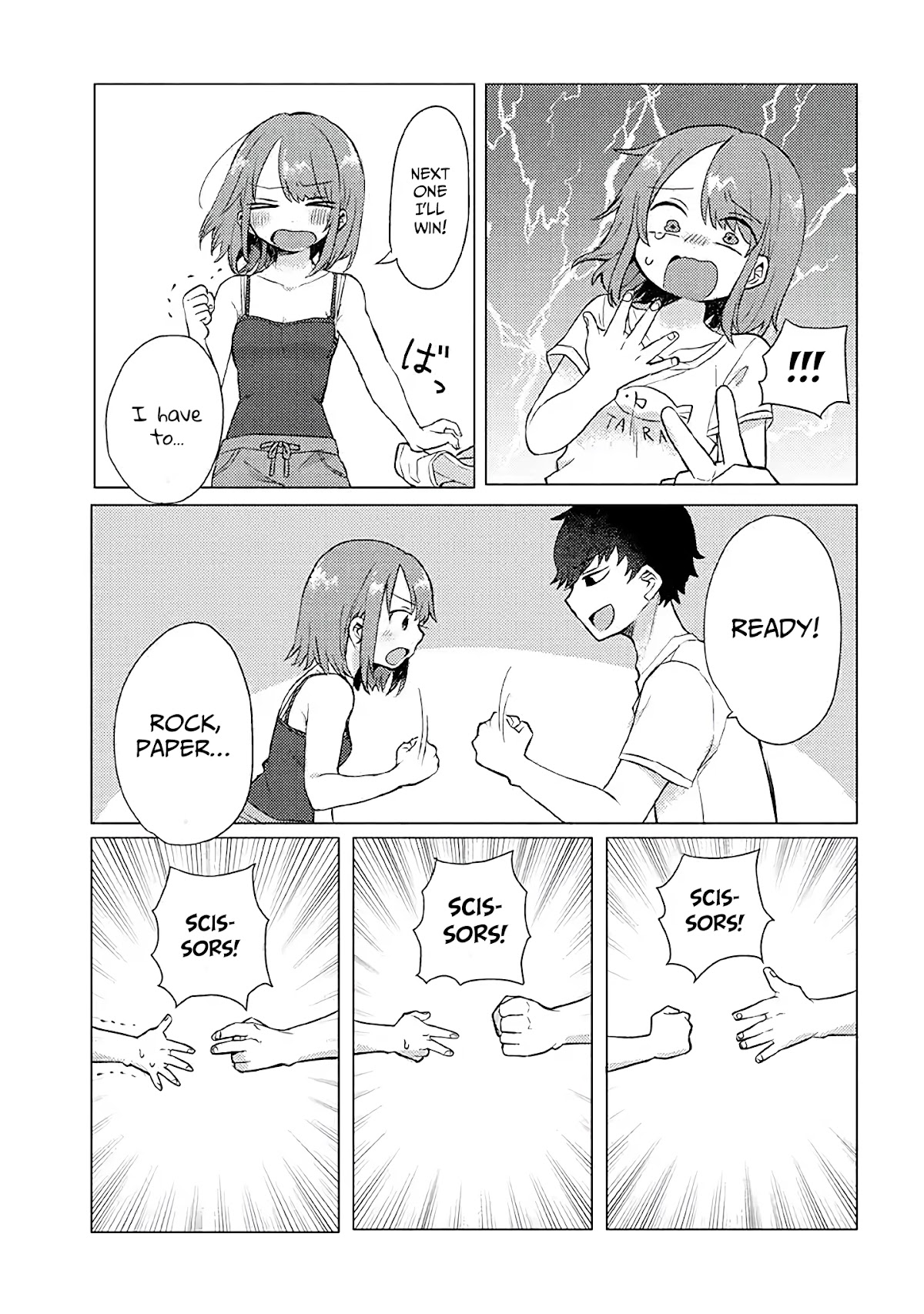 Girlfriend Who Absolutely Doesn’t Want to Take a Bath VS Boyfriend Who Absolutely Wants Her to Take a Bath Chapter 9 page 6 - Chapter 9: Undressing Game