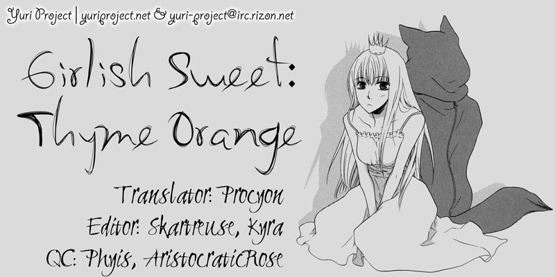 Girlish Sweet: Atashi no Kanojo Chapter 1.5 page 9 - Chapter 1.5 : Thyme Orange