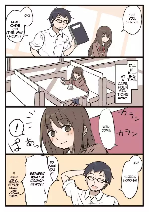 Girls à la carte Chapter 1 page 3 - Chapter 1: Sensei And A Girl's Immorality Love Comedy