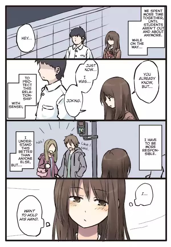 Girls à la carte Chapter 1 page 8 - Chapter 1: Sensei And A Girl's Immorality Love Comedy