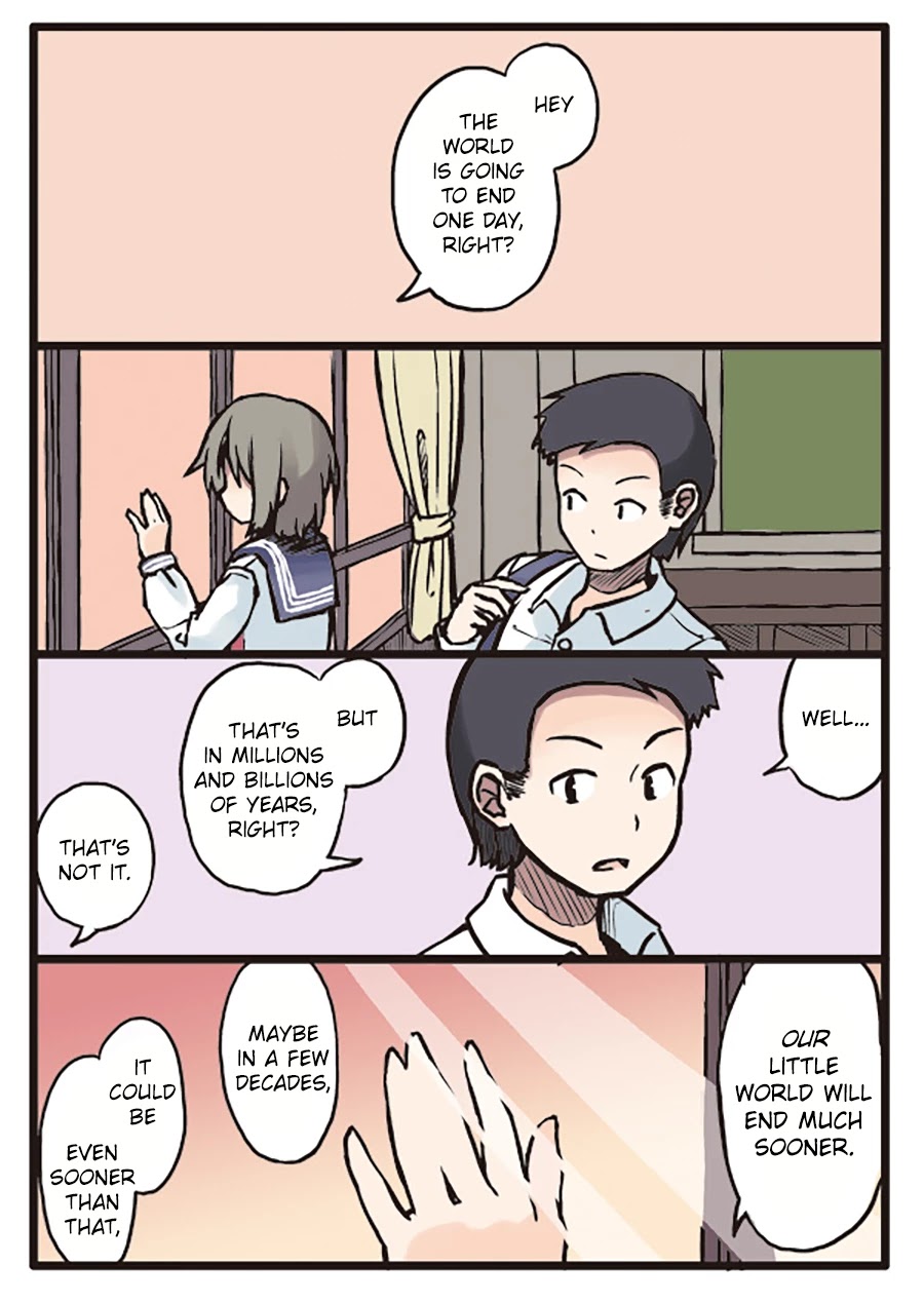 Girls à la carte Chapter 12 page 1 - Chapter 12: A day before the world ends, with you