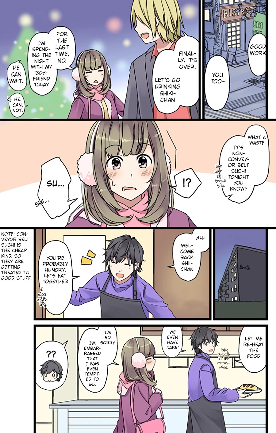 Girls à la carte Chapter 30 page 1 - Chapter 30: A girl that is easily lured by sushi