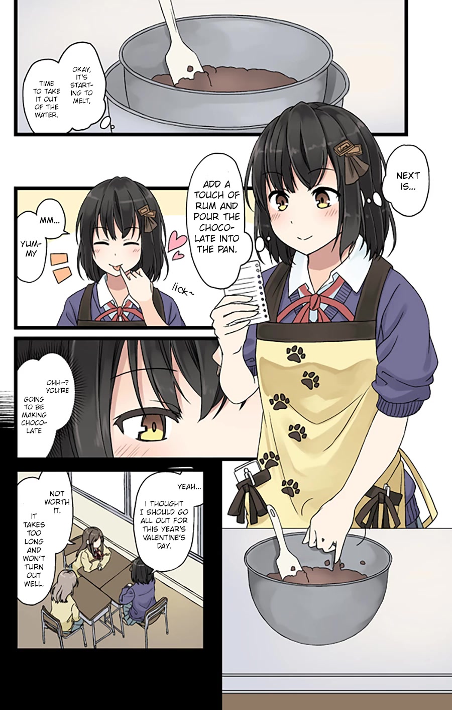 Girls à la carte Chapter 33 page 1 - Chapter 33: My time, For you
