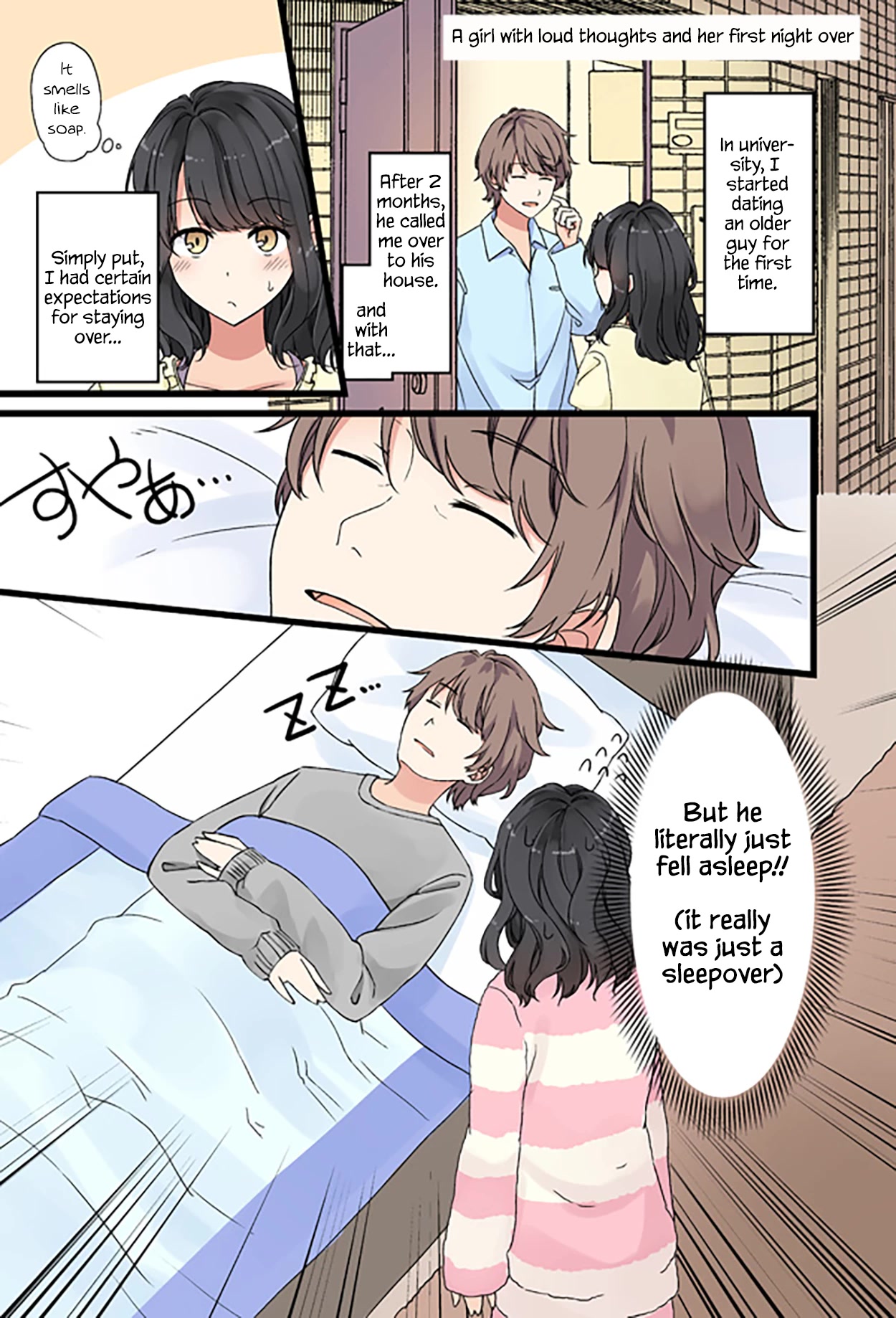 Girls à la carte Chapter 36 page 1 - Chapter 36: A girl with loud thoughts and her first night over