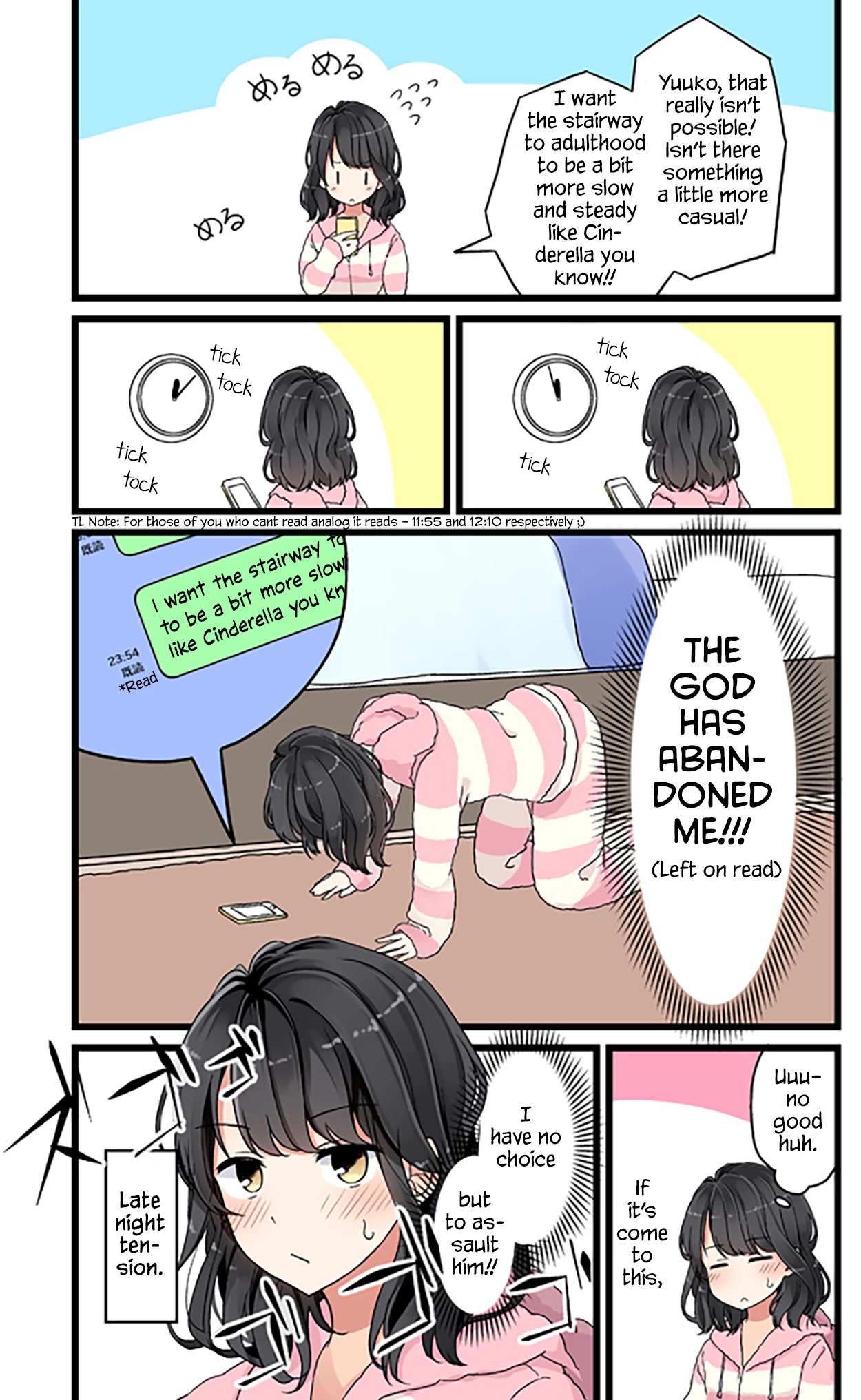 Girls à la carte Chapter 36 page 4 - Chapter 36: A girl with loud thoughts and her first night over