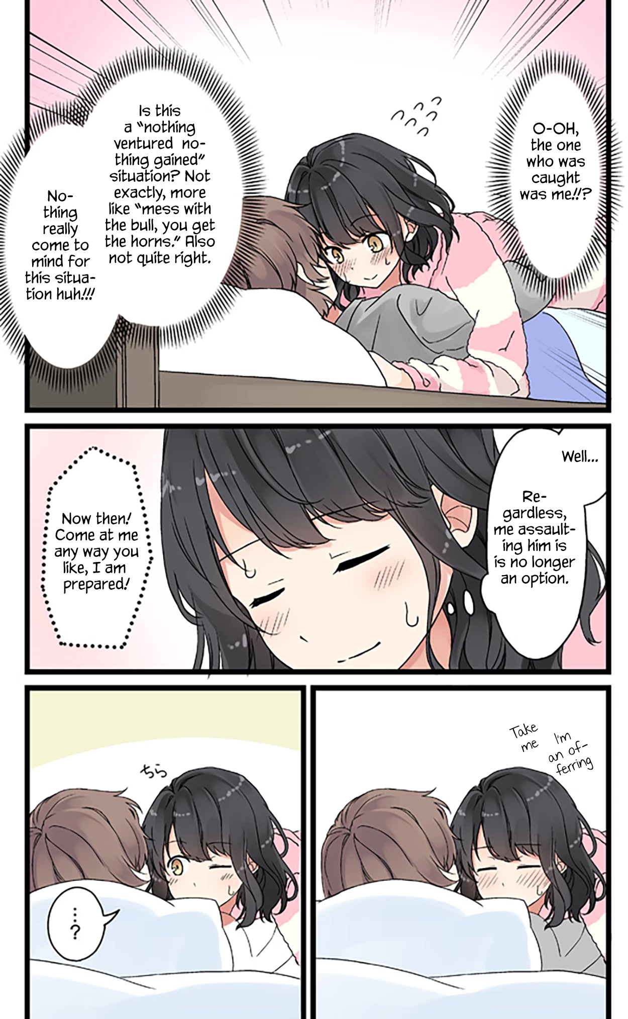 Girls à la carte Chapter 36 page 7 - Chapter 36: A girl with loud thoughts and her first night over