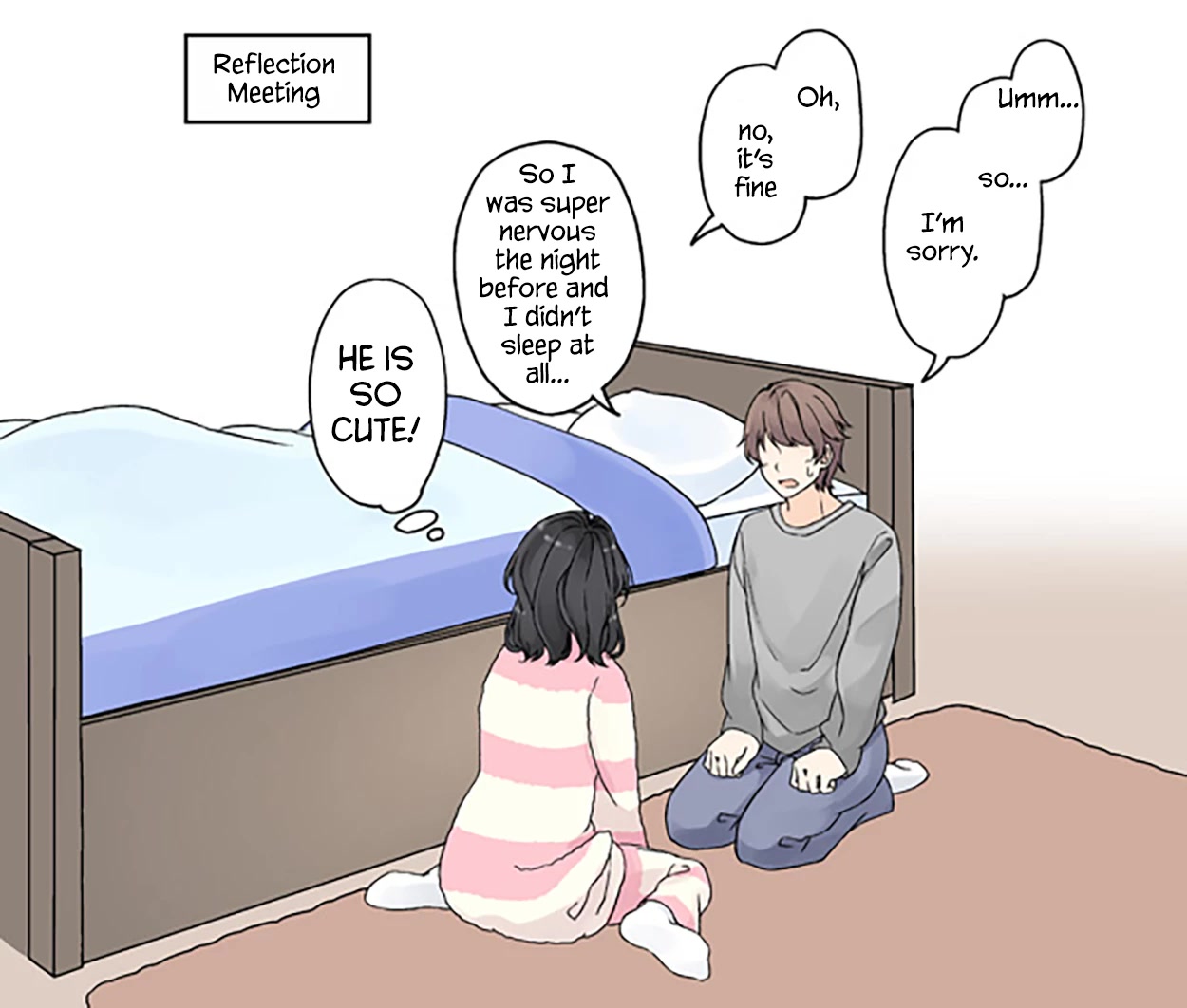 Girls à la carte Chapter 36 page 9 - Chapter 36: A girl with loud thoughts and her first night over